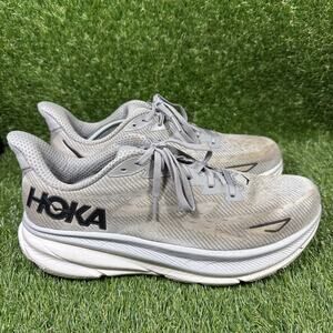 HOKA ONE ONE Clifton 9 Harbor Mist Black 1127895HMBC Men Running Shoe Size 13D